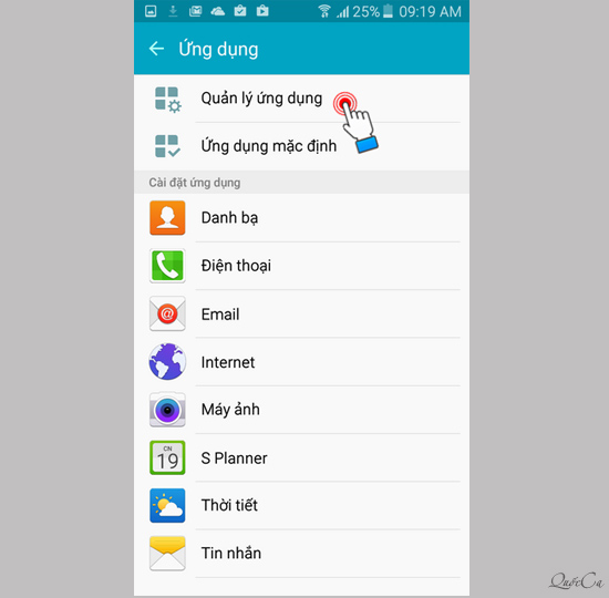 Gỡ bỏ ứng dụng đã cài đặt từ Samsung Galaxy J5