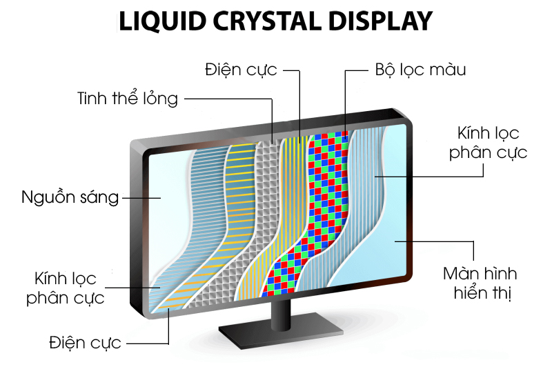 Cấu tạo của màn hình LCD